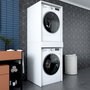 Hanah Home KD113 - 3856 Armario de Baño Blanco 66.6x189x65 cm
